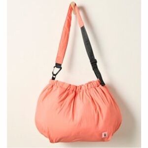 Free People Rest Day Carryall Bag Coral NWT